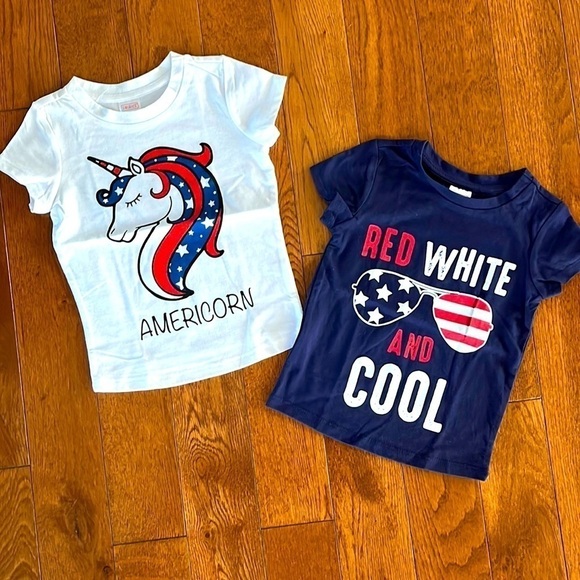 Set of 2 T-shirts 2T - Picture 1 of 3